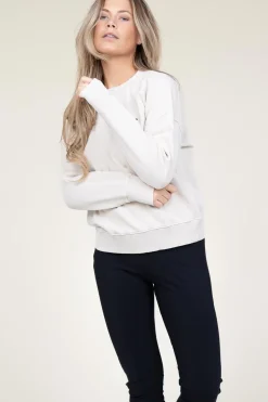 New Dante 6 Washed Sweater With Logo Rhett | Natural... | | Little Soho