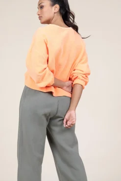 Hot American Vintage Washed Teddy Sweater Bobypark | Orange... | | Little Soho