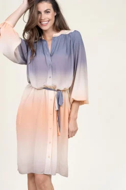 Cheap Second Female Waterprint Button-Through Dress Anara | Multi... | | Little Soho