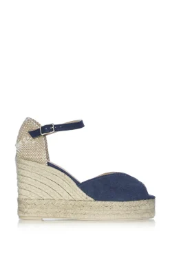 Store Castaner Wedge Heel Bianca | Blue... | | Little Soho