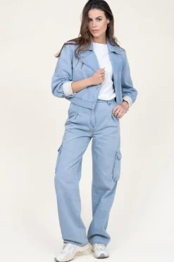 Flash Sale IRO Wide Leg Cargo Jeans Mico | Blue... | | Little Soho