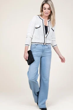 Flash Sale Liu Jo Wide Leg Regular Fit Jeans Mendola L34 | Blue... | | Little Soho