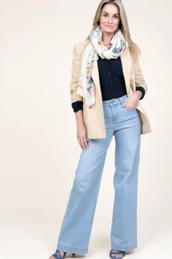 Flash Sale Liu Jo Wide Leg Regular Fit Jeans Mendola L34 | Blue... | | Little Soho