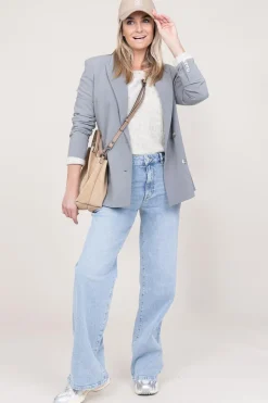 Clearance Dante 6 Wide Leg Stretch Jeans Bella | Blue... | | Little Soho