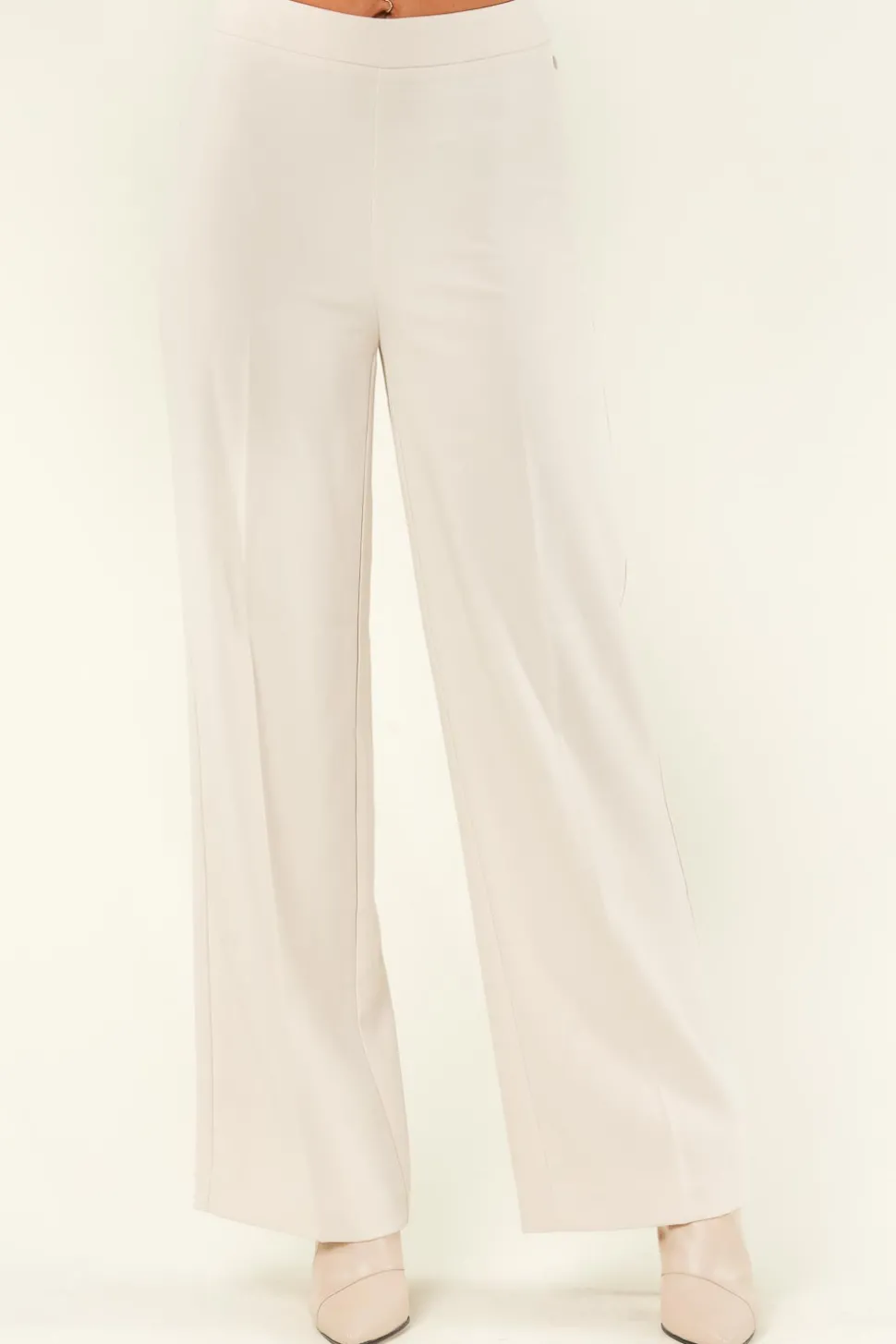Hot Dante 6 Wide Leg Trousers Lucas | Natural... | | Little Soho