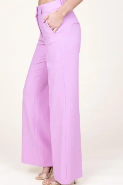 Shop 45374 Wide Leg Trousers Luxor | Pink... | March23 | Little Soho