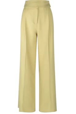 Store Aaiko Wide Leg Trousers Rocia | Yellow... | | Little Soho