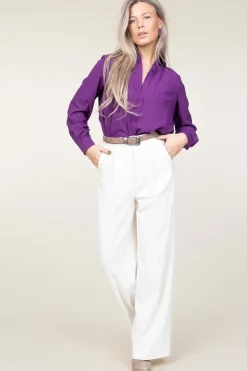 Shop Copenhagen Muse Wide Leg Trousers Tailor | Natural... | | Little Soho