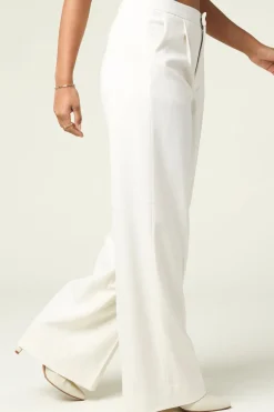 Shop Copenhagen Muse Wide Leg Trousers Tailor | Natural... | | Little Soho