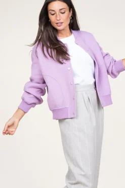 Sale Alter Ego Woolen Bomberjack Luna | Lilac... | | Little Soho