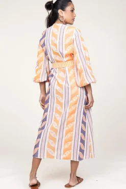 Flash Sale Devotion Woven Wrap Dress Thetis | Orange... | | Little Soho